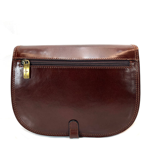 Gianni Conti Classic Saddle Bag - Style: 9403058