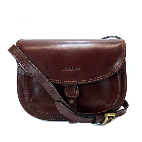 Gianni Conti Classic Saddle Bag - Style: 9403058