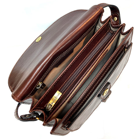 Gianni Conti Classic Saddle Bag - Style: 9403058