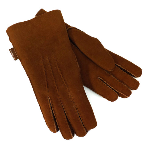 Shepherd Sheepskin Gloves - Style: Melina - Chestnut