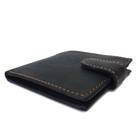 Ashwood Classic Leather Tab Wallet - Style: 1222-D Black