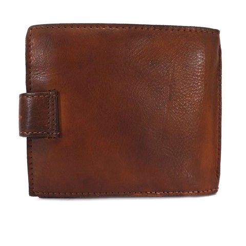 Ashwood Shoreditch Leather Tab Wallet - Style: 1780 Tan
