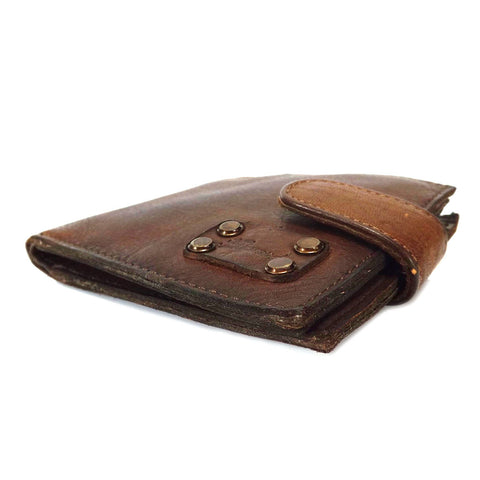 Ashwood Shoreditch Leather Tab Wallet - Style: 1780 Tan