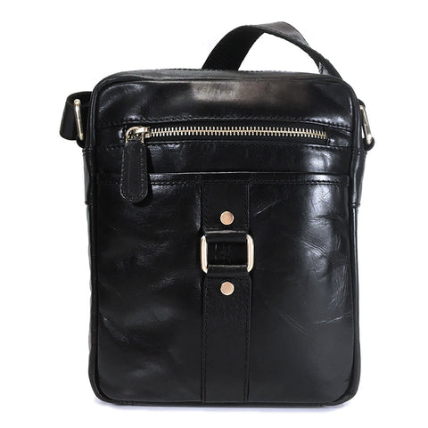 Rowallan Dortmund Leather Shoulder Bag - Style: 31-1263  Black