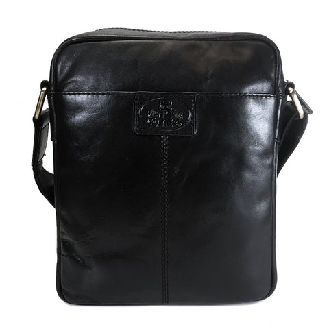 Rowallan Dortmund Leather Shoulder Bag - Style: 31-1263  Black