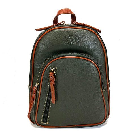 Rowallan Leather Backpack - Style: 31-1046 Prelude-  Green