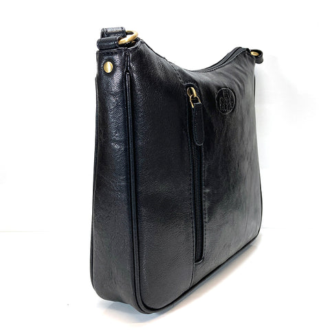 Rowallan Leather Cross Body Bag - Style: 31-1977 Supatra - Black