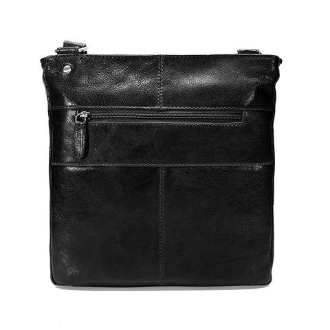 Rowallan Leather Cross Body Bag - Style: 31-1980 Supatra - Black