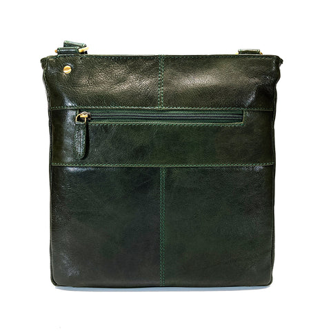 Rowallan Leather Cross Body Bag - Style: 31-1980 Supatra - Green