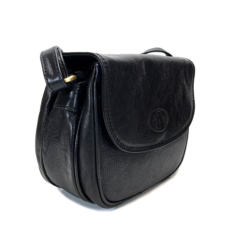 Rowallan Leather Flap Front Organiser Bag - Style: 31-2220 Supatra - Black