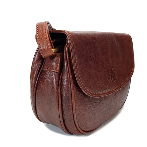 Rowallan Leather Flap Front Organiser Bag - Style: 31-2220 Supatra - Cognac
