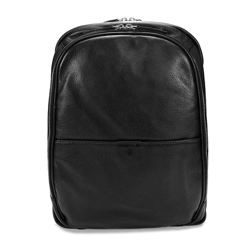 Rowallan Large Leather Backpack - Style: 31-2236 Harris - Black