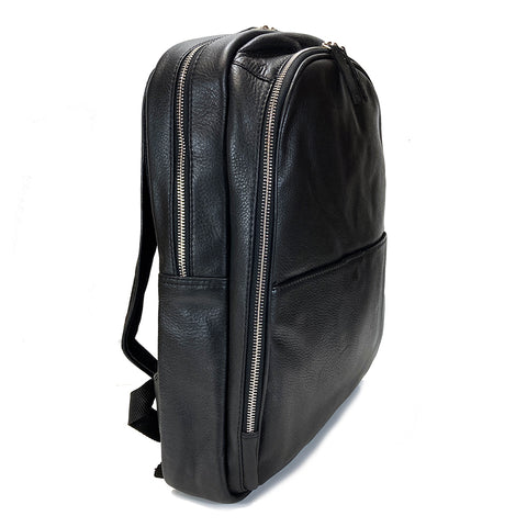 Rowallan Large Leather Backpack - Style: 31-2236 Harris - Black