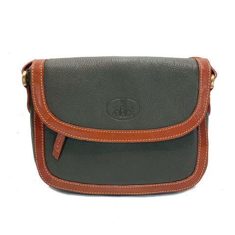 Rowallan Leather Shoulder Bag - Style: 31-9286 Prelude Green