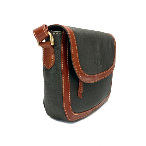 Rowallan Leather Shoulder Bag - Style: 31-9286 Prelude Green