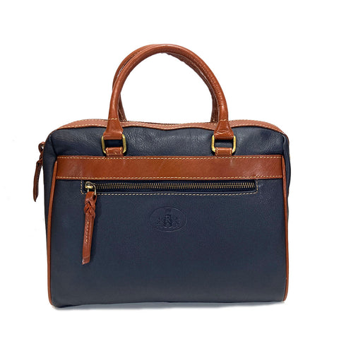 Rowallan Leather Grab- Multiway Bag - Style: 31-9290 Prelude Navy