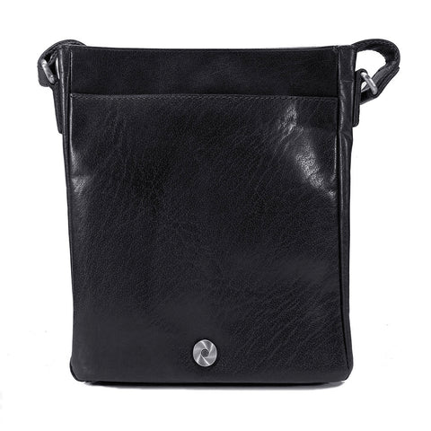 Rowallan Conquest Leather Messenger Bag - Style: 319626 - Black