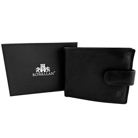 Rowallan Cossack Collection - Leather Flip out Wallet - Style 33-6083  Black