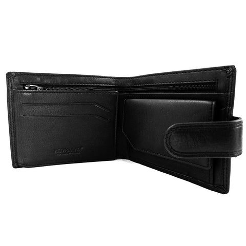 Rowallan Cossack Collection - Leather Flip out Wallet - Style 33-6083  Black