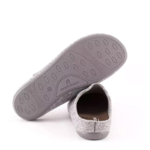 Shepherd Wool Mule Slipper - Style: Cilla - Grey