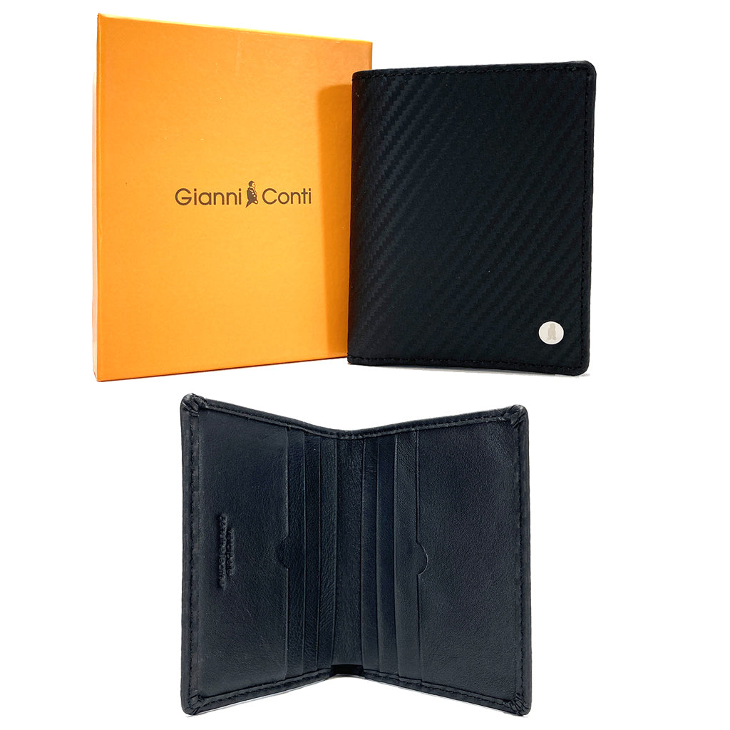 Gianni Conti Leather Wallet - Style: 3857387 - Black
