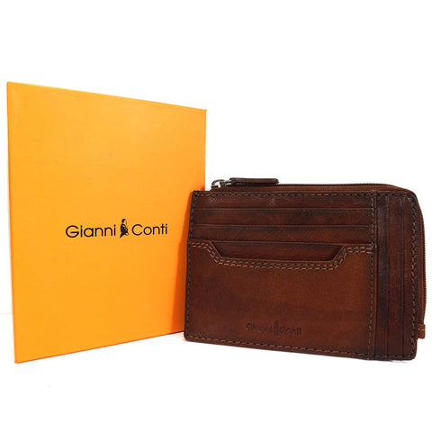 Gianni Conti Zip Round Credit Card Holder - Style: 4117194