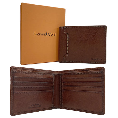 Gianni Conti  Leather Wallet - Style: 4117220 Tan