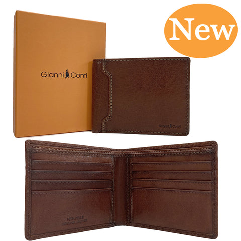 Gianni Conti  Leather Wallet - Style: 4117220 Tan