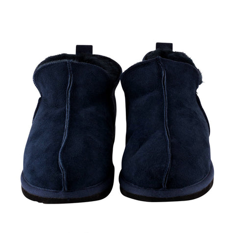 Shepherd Sheepskin Bootee Slipper - Style: Anton 4921 Navy