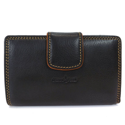 Gianni Conti Medium Wallet Purse - Style: 588356 - Black