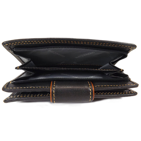 Gianni Conti Medium Wallet Purse - Style: 588356 - Black