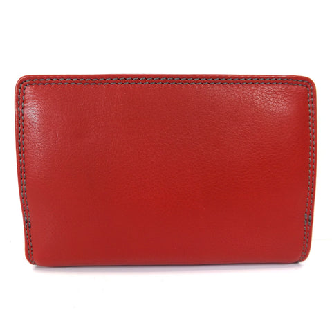 Gianni Conti Medium Wallet Purse - Style: 588356 - Red