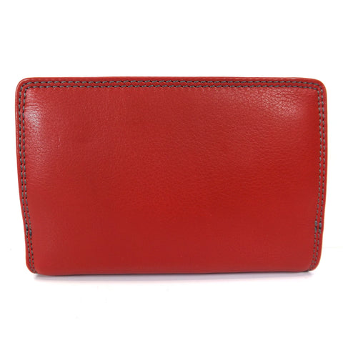 Gianni Conti Medium Wallet Purse - Style: 588356 - Red