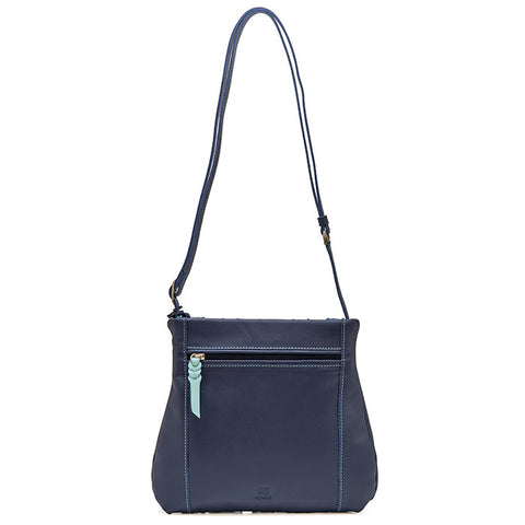 Mywalit Medium Cross Body Bag - Style 606-130 Denim