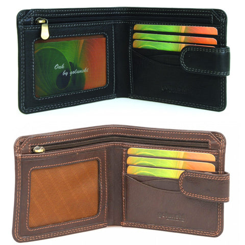 Leather Wallet by Golunski - Oak Range - Style: 7703