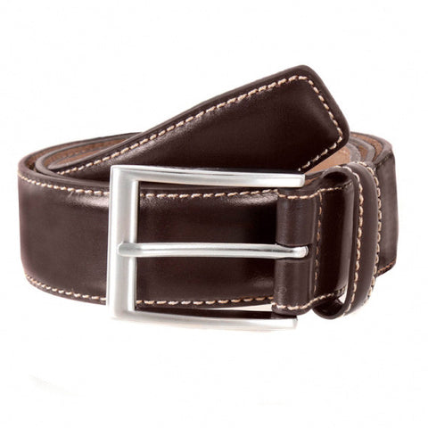 Dents - Full Grain Leather Belt - 35mm wide - Black or Brown - Style 8-1090
