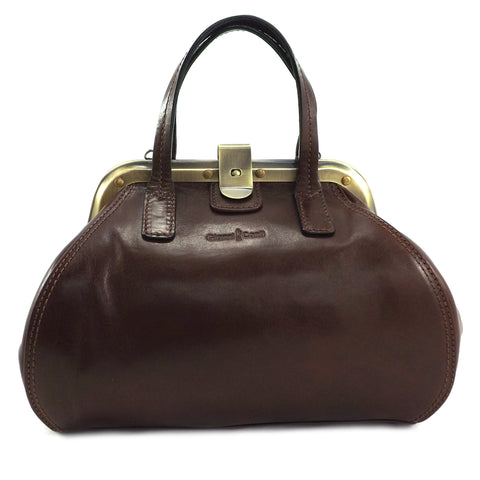 Gianni Conti Medium Gladstone Bag - Brown - Style: 9403882