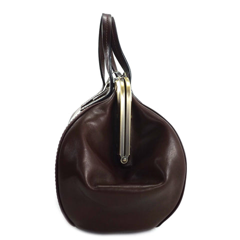 Gianni Conti Medium Gladstone Bag - Brown - Style: 9403882
