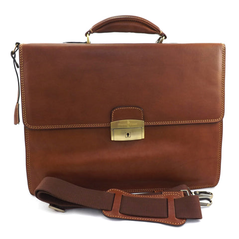 Gianni Conti Double Gusset Briefcase - Style: 911225