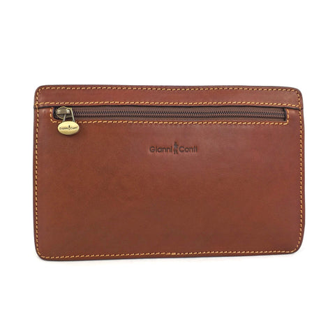 Gianni Conti Gents Leather Wrist Bag - Style: 912019