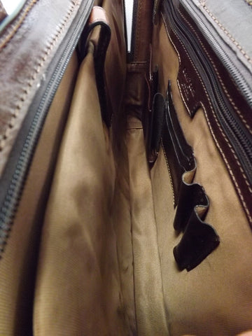 Gianni Conti Slim Leather Briefcase - Style: 9401034