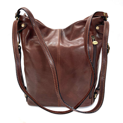 Gianni Conti Shoulder / Backpack - Style: 913307 - Brown