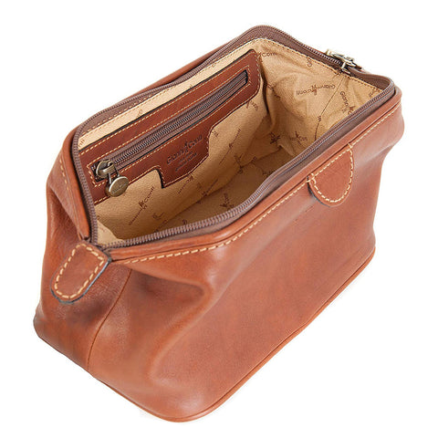 Gianni Conti Leather Wash Bag - Style: 915022