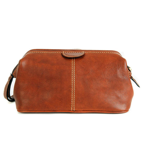 Gianni Conti Leather Wash Bag - Style: 915022