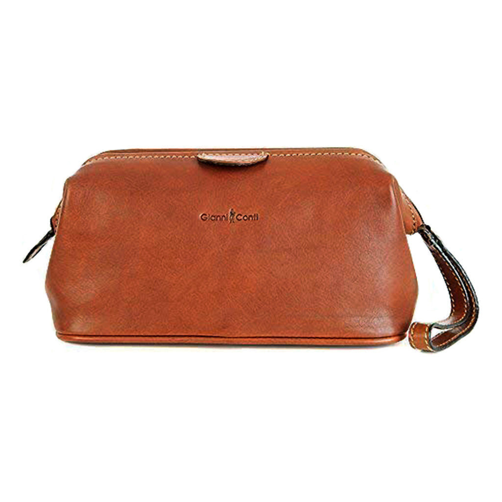 Gianni Conti Leather Wash Bag - Style: 915022