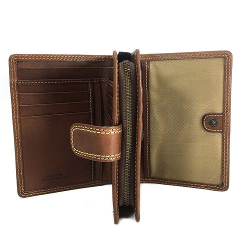 Gianni Conti Wallet Purse - Style: 918086 - Tan