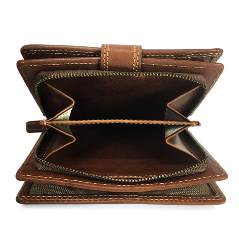 Gianni Conti Wallet Purse - Style: 918086 - Tan