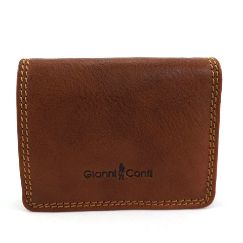 Gianni Conti Leather Tray Purse Wallet - Style: 918101