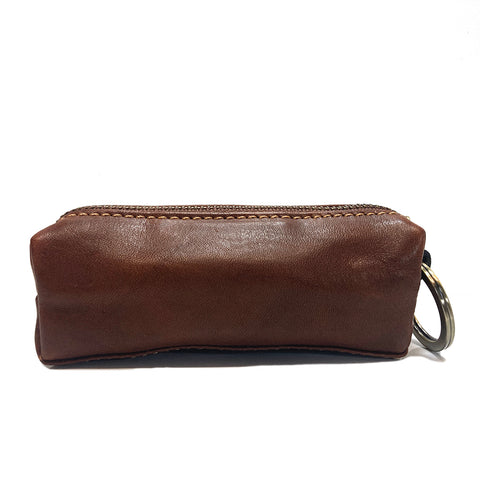 Gianni Conti Leather Key Case - Tan - Style: 919706