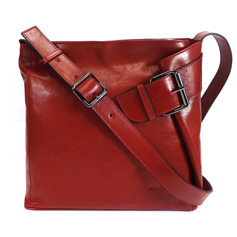 Gianni Conti Long Handle Shoulder Bag - Style: 9403444 - Red